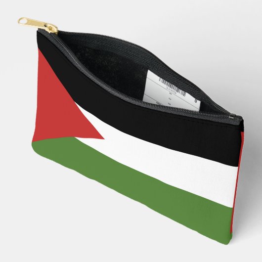 Pochette À Accessoires Drapeau de Palestine (Ouvrir)