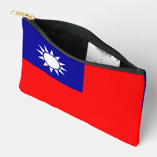 Pochette À Accessoires Drapeau de Taïwan : République de Chine, Taipei ch (Ouvrir)
