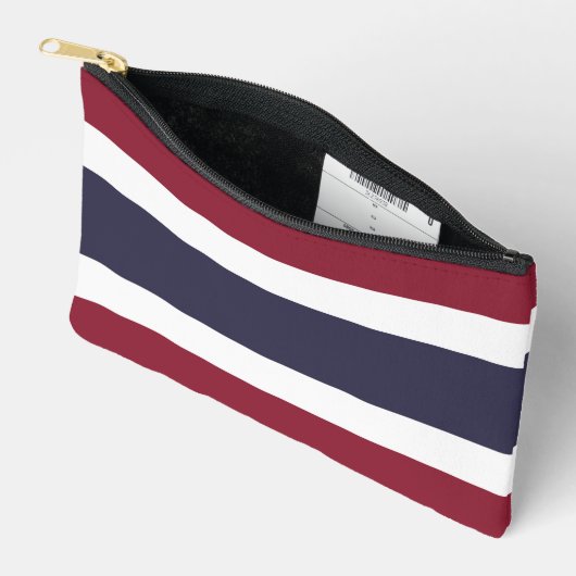 Pochette À Accessoires Drapeau de Thaïlande (Ouvrir)