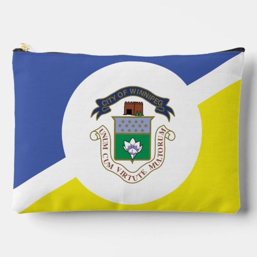 Pochette À Accessoires Drapeau de Winnipeg, Manitoba (Recto)