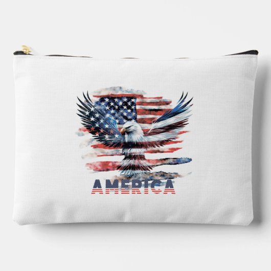 Pochette À Accessoires Drapeau des États-Unis. Amérique (Recto)