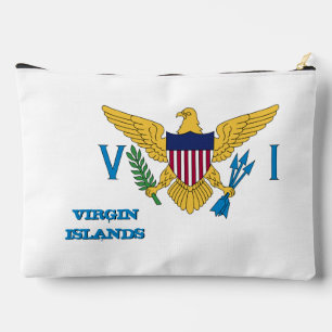 Pochette À Accessoires Drapeau des îles Vierges américaines