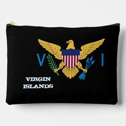 Pochette À Accessoires Drapeau des îles Vierges américaines (Recto)