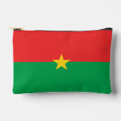 Pochette À Accessoires drapeau du Burkina Faso (Recto)