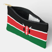 Pochette À Accessoires Drapeau du Kenya (Ouvrir)