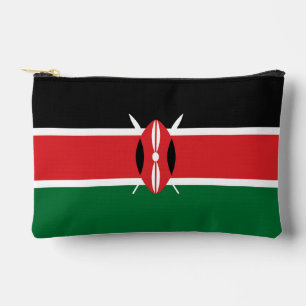 Pochette À Accessoires Drapeau du Kenya