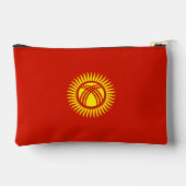 Pochette À Accessoires Drapeau du Kirghizistan (Verso)
