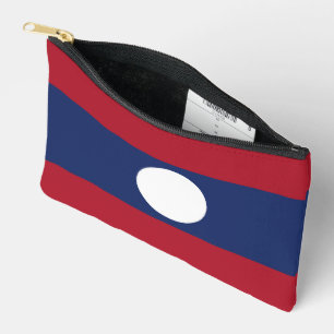 Pochette À Accessoires Drapeau du Laos