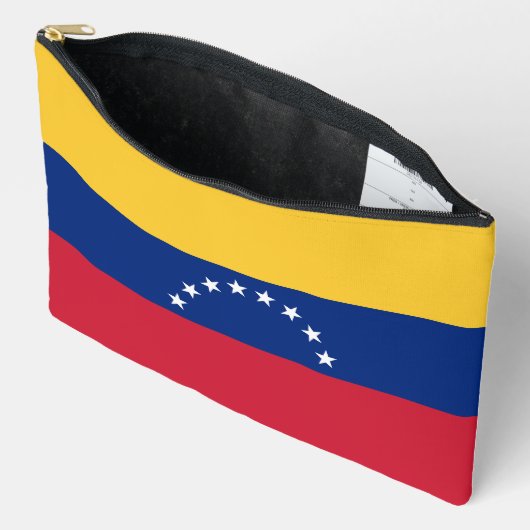 Pochette À Accessoires Drapeau du Venezuela (Ouvrir)