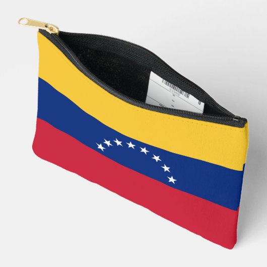 Pochette À Accessoires Drapeau du Venezuela (Ouvrir)
