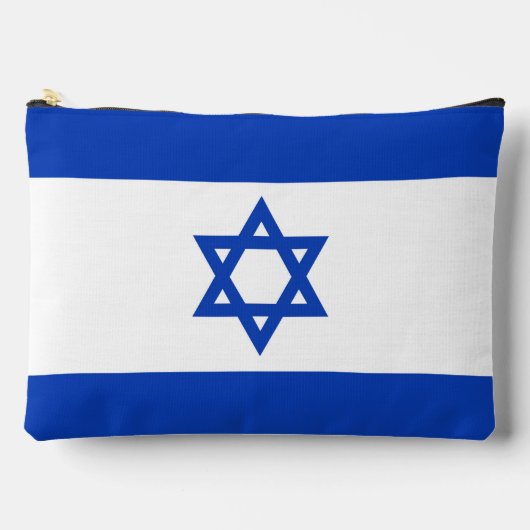 Pochette À Accessoires Drapeau Israël (Recto)