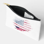 Pochette À Accessoires Drapeau USA (Ouvrir)