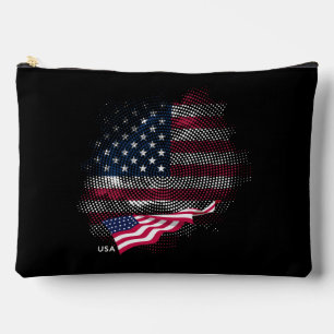 Pochette À Accessoires Drapeau USA