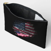 Pochette À Accessoires Drapeau USA (Ouvrir)