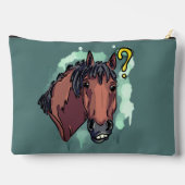 Pochette À Accessoires Drôle cheval (Verso)