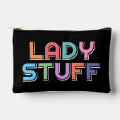 Pochette À Accessoires Drôle Coloré Whimsical Lady Stuff fille (Recto)