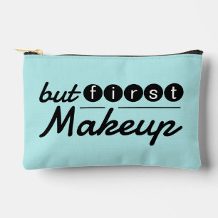 Pochette À Accessoires Drôle Fantaisiste Vintage Turquoise Maquillage Voy