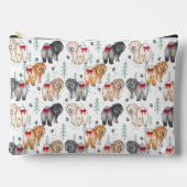 Pochette À Accessoires DU FOND DE MON CŒUR 5 couleurs de chow  (Recto)