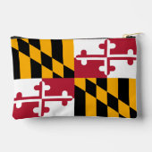 Pochette À Accessoires Dynamic Maryland State Flag Graphic on a (Verso)