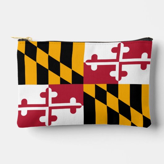 Pochette À Accessoires Dynamic Maryland State Flag Graphic on a (Recto)