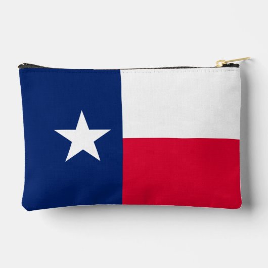 Pochette À Accessoires Dynamic Texas State Flag Graphic on a (Verso)