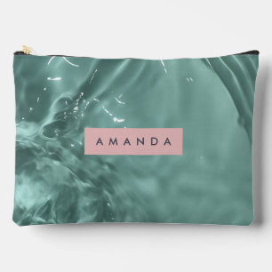 Pochette À Accessoires Eau Cristalline Personnalisée
