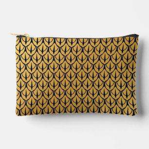 Pochette À Accessoires Écailles de dragon Art Déco - Écailles bleues et d