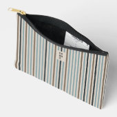 Pochette À Accessoires Echo Trails Stripes Accessoire Pouch - Bleu/Nature (Ouvrir)