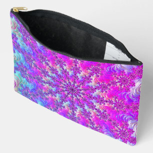 Pochette À Accessoires Éclatement Super fractal psychédélique coloré