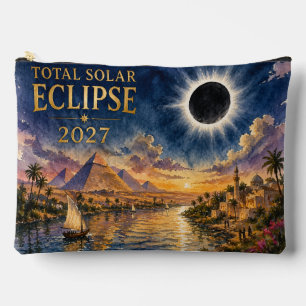 Pochette À Accessoires Éclipse totale de Soleil 2027 Égypte