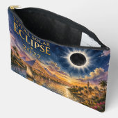 Pochette À Accessoires Éclipse totale de Soleil 2027 Égypte (Ouvrir)