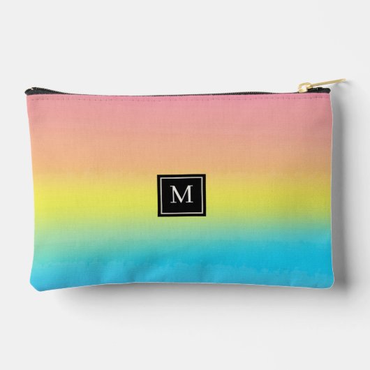 Pochette À Accessoires Ecole Monogramme Arc-en-ciel (Verso)