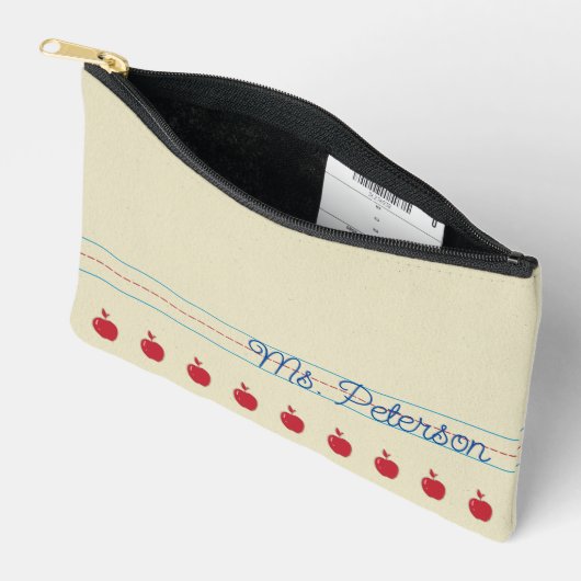 Pochette À Accessoires Écriture Carnet papier Apple Pouch (Ouvrir)