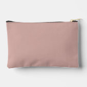 Pochette À Accessoires Écriture en gras monogramme, rose pâle moderne (Verso)
