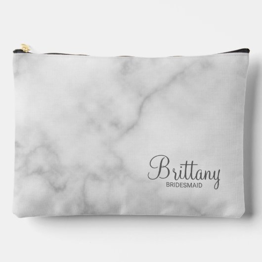 Pochette À Accessoires Écrivain Personnalisé De Script Moderne (Recto)