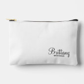 Pochette À Accessoires Écrivain Personnalisé De Script Moderne (Recto)