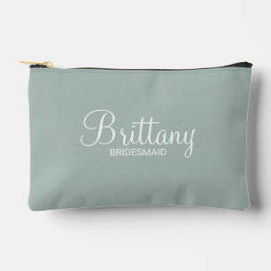 Pochette À Accessoires Écrivain Personnalisé De Script Moderne