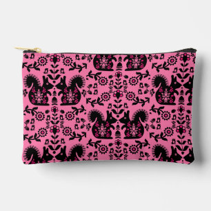 Pochette À Accessoires Écureuil Nordic Scandinave Folk Art