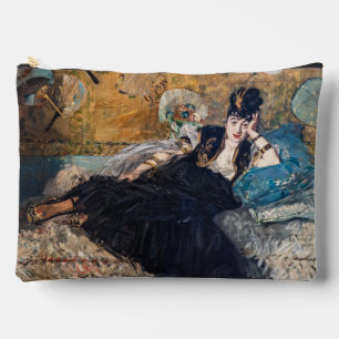 Pochette À Accessoires Edouard Manet - Lady avec fans