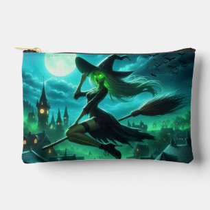 Pochette À Accessoires Éffrayante verdure Halloween sorcière