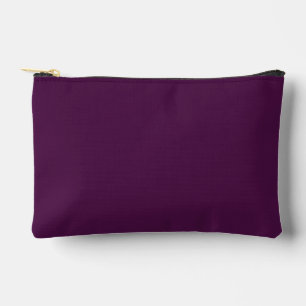 Pochette À Accessoires Éggplant Purple Classic Solid Plain