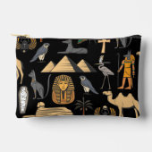 Pochette À Accessoires Egyptian Hieroglyphic Symbol Pattern Background (Recto)