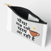 Pochette À Accessoires Ek Cup Chai Aur Tum - Hindi Chai Love Sticker | De (Ouvrir)