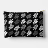 Pochette À Accessoires Elder Leaf Pattern Black White Grey (Verso)