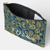 Pochette À Accessoires Élégance Bleu Doré (Ouvrir)
