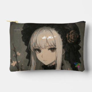 Pochette À Accessoires Élégance de la Norme de la Demoiselle Fleur de Min