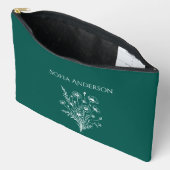 Pochette À Accessoires Élégance fleur sauvage (Ouvrir)