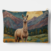 Pochette À Accessoires Élégant boho chic llama alpaca (Verso)