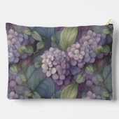 Pochette À Accessoires Elégant chic pourpre pourpre chic aquarelle fleuri (Verso)