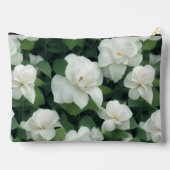 Pochette À Accessoires Élégant classique vert botanique blanc floral (Verso)